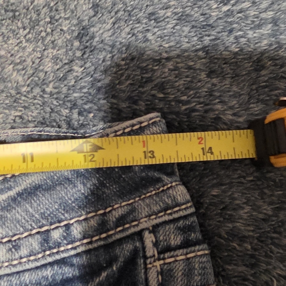 Miss Me Blue Boot Cut Jeans with Sparkle Accents - Picture 11 of 11